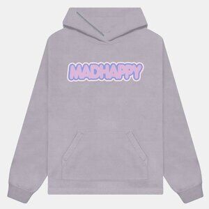 MADHAPPY w/ Tags Grey & Purple Bubblegum Universal Hoodie (M)